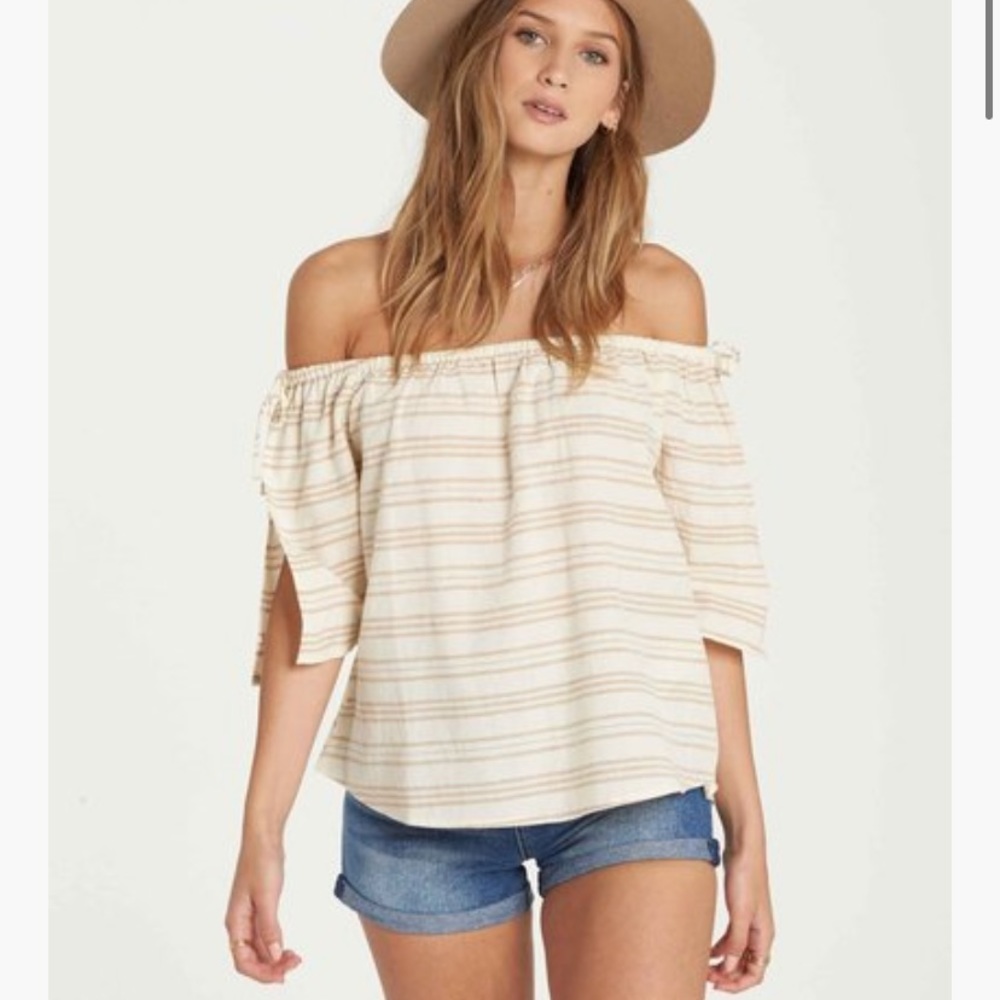 Billabong match up off the shoulder top